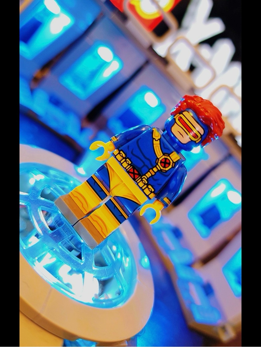 Xmen Cyclops Minifigure Lego Compatible